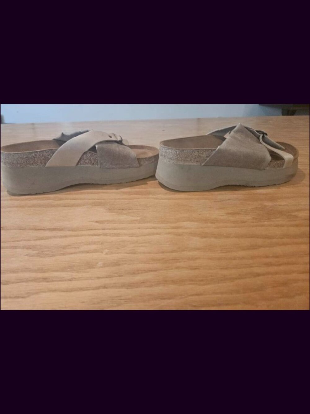 Naot cross top platform sandal 37 W6 - Picture 6 of 8